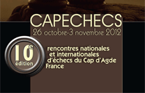 10ème rencontres d'Echecs du Cap d'Agde